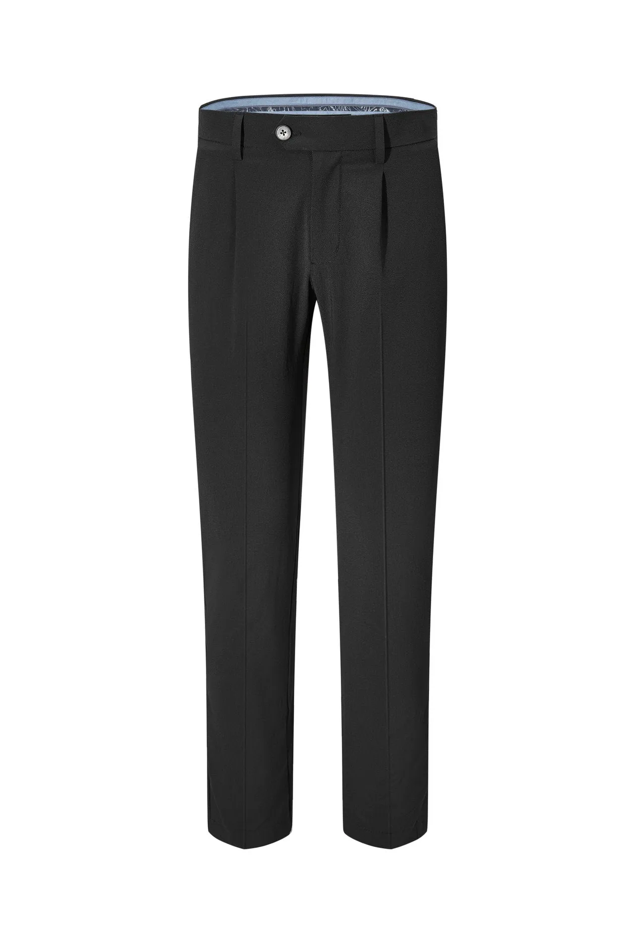 Seersucker Stretchy Casual Pants in Extra Slim Fit