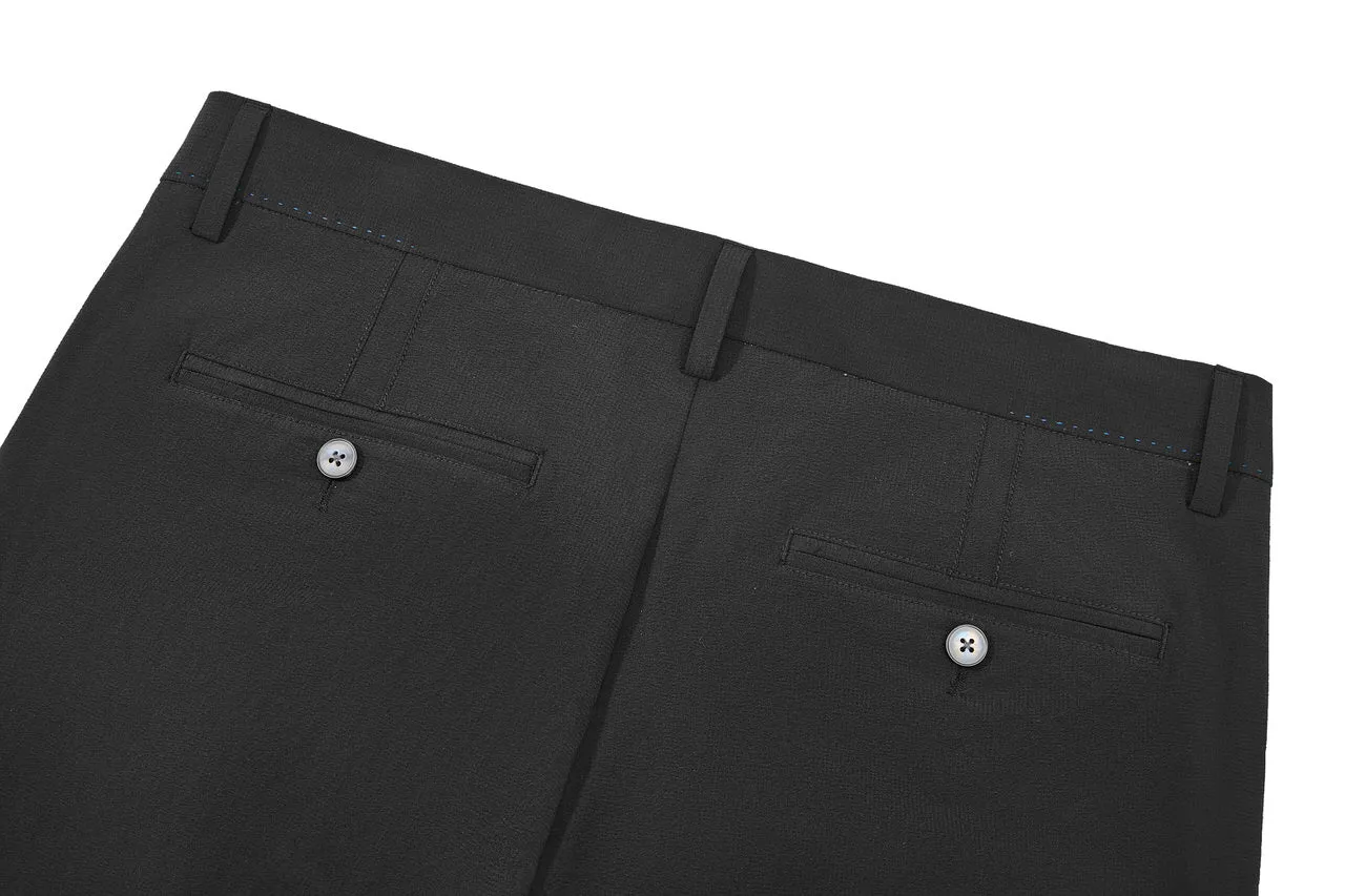 Seersucker Stretchy Casual Pants in Extra Slim Fit