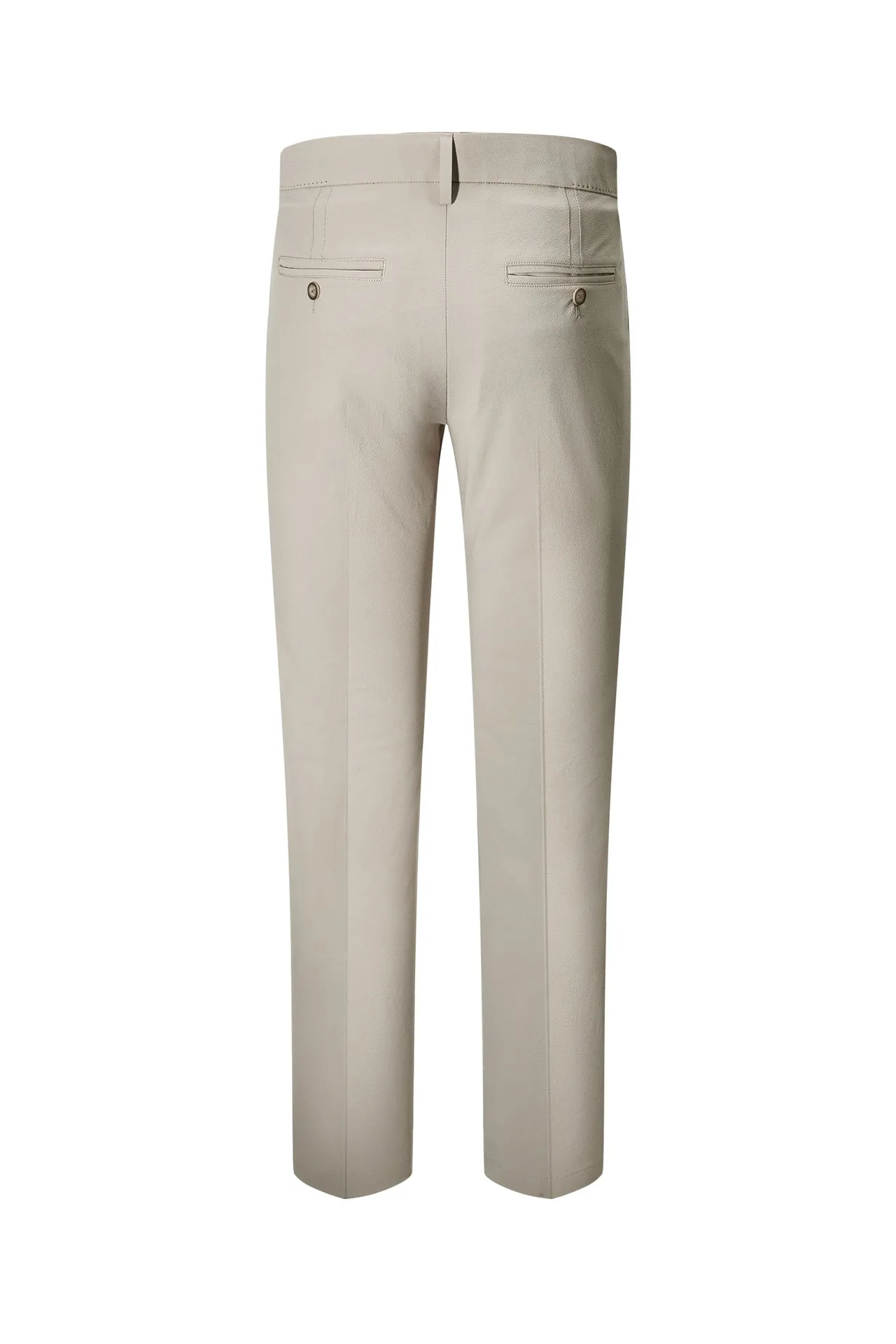 Seersucker Stretchy Casual Pants in Extra Slim Fit