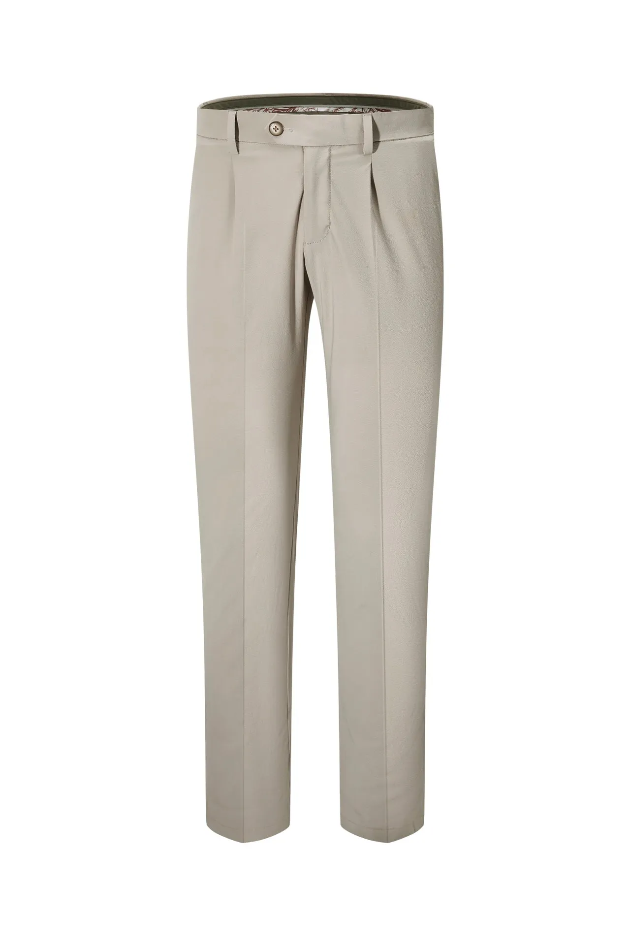 Seersucker Stretchy Casual Pants in Extra Slim Fit