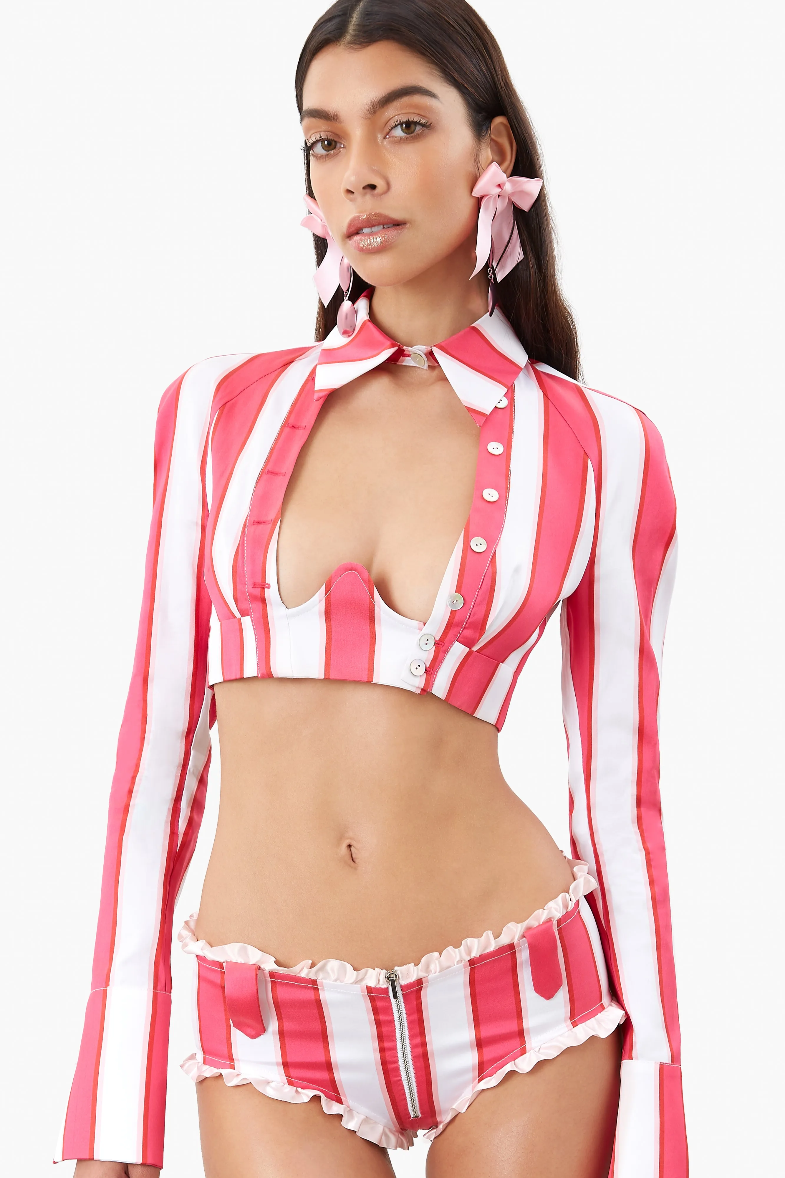 Skully Shirt Candy Stripe