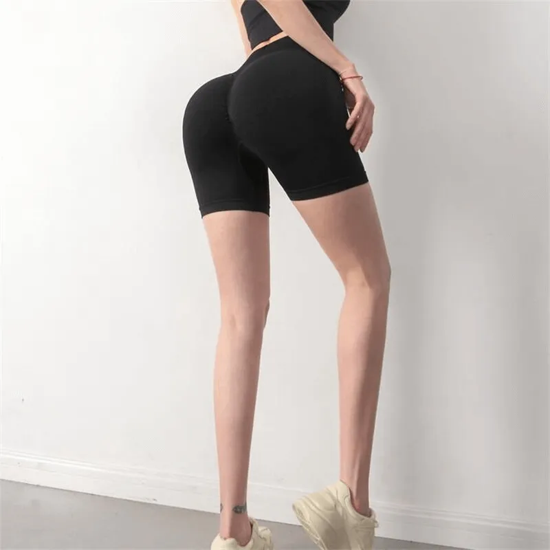 Sporty Elastic Quick-Drying Women's Shorts for Training - SF1261