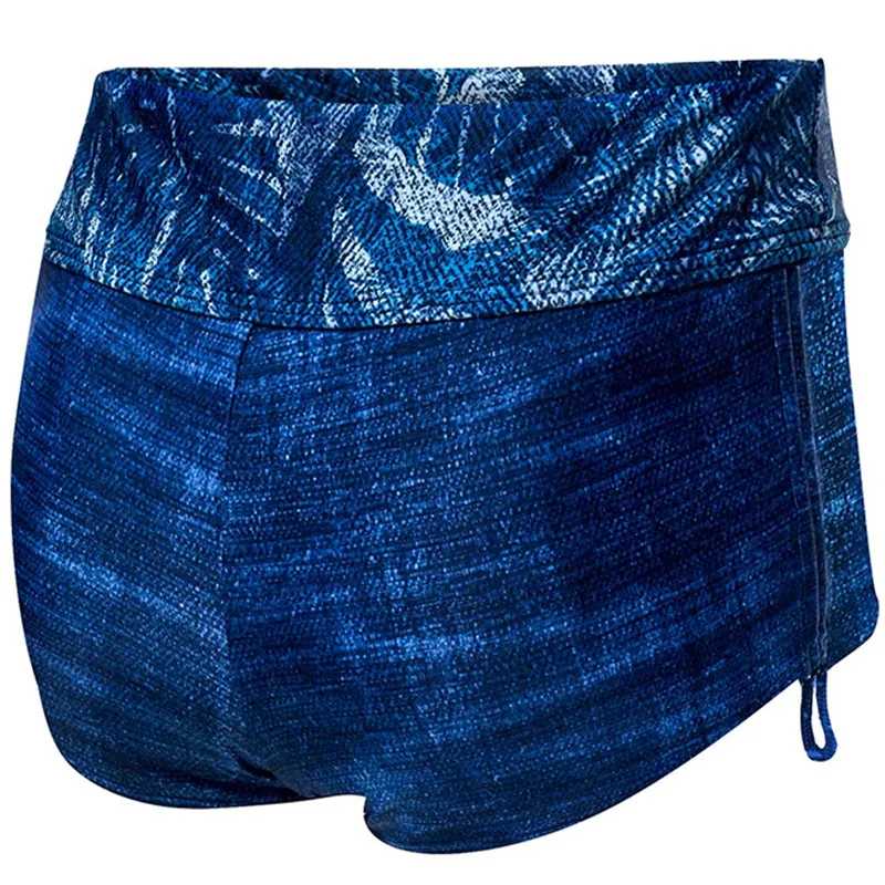 TYR -  Women's Active Della Boyshort-Maui - Denim