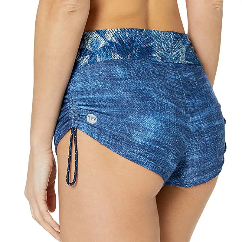 TYR -  Women's Active Della Boyshort-Maui - Denim