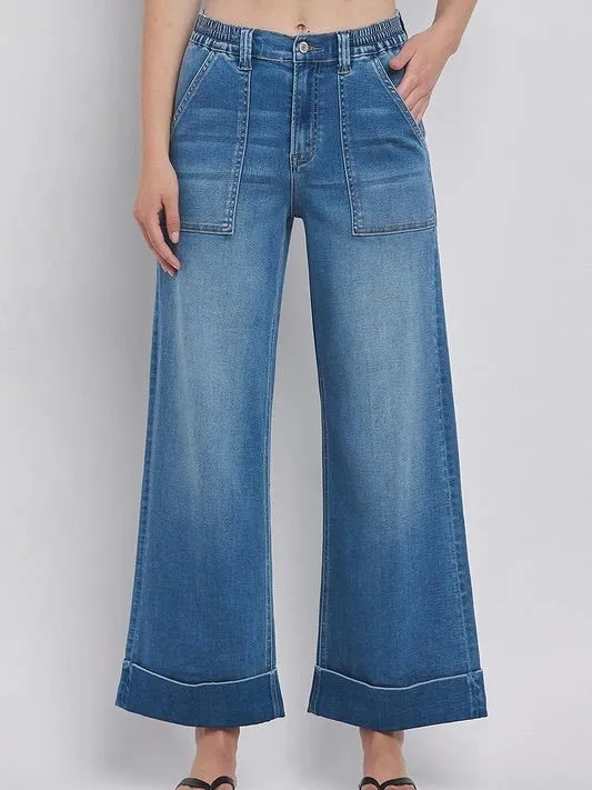 Vervet : Super Soft Baggy Wide Leg Jean