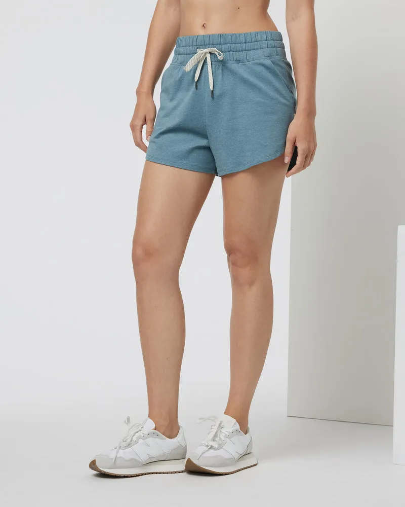 Vuori Halo Performance Short 2.0 - SMOKE BLUE HEATHER