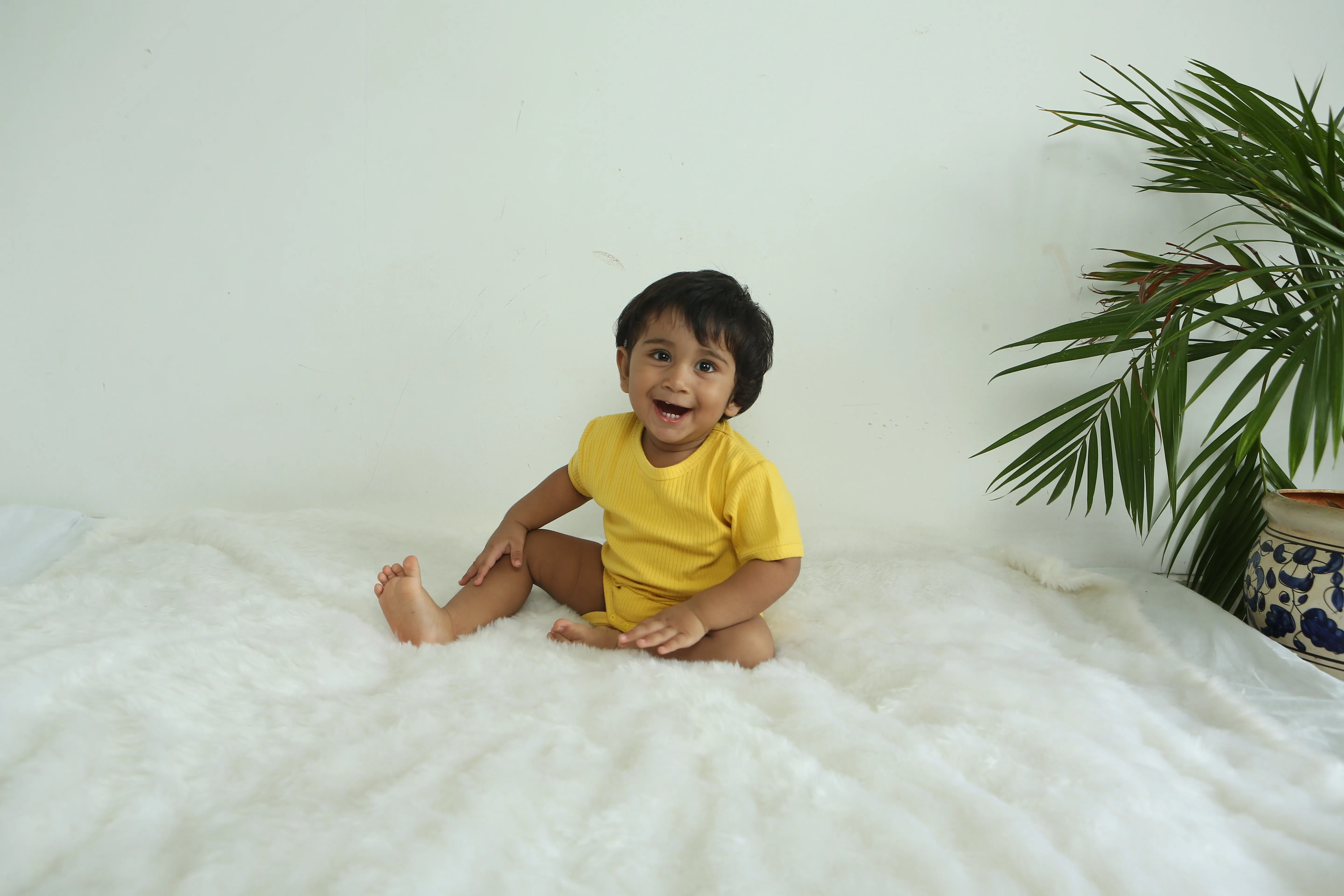 Warm Mustard Ribbed Bodysuit